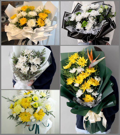 江西上饶鄱阳县白沙洲乡白事花束代送
